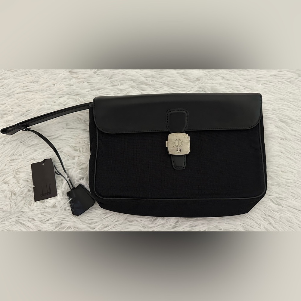 Dunhill‎ Black Clutch Wristlet Bag